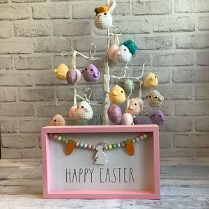 Rae Dunn Happy Easter Beaded Garland Sign